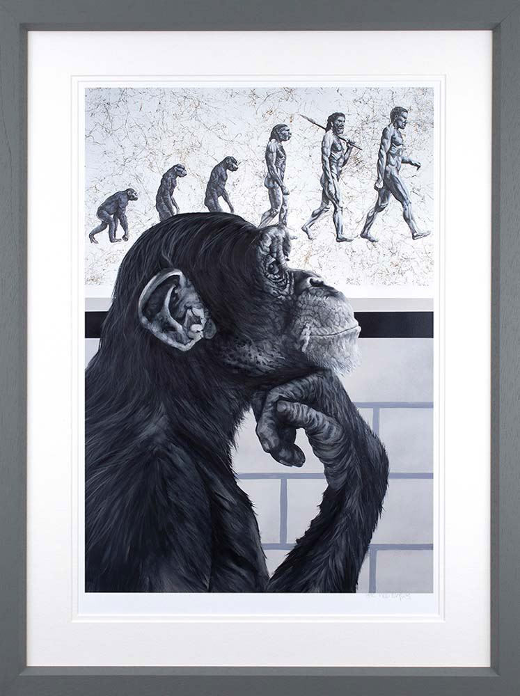 Dean Martin Artwork: Devolution of Evolution Giclee framed Dean Martin Artwork: Devolution of Evolution Giclee framed