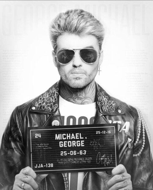 JJ Adams Artwork: I'm your man black and white